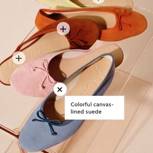 J.Crew Zoe ballet suede flats in pink 9.5